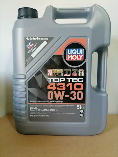 Изображение товара Масло моторное полусинтетическое Top Tec 4310 0W-30, 5л, арт. 2362