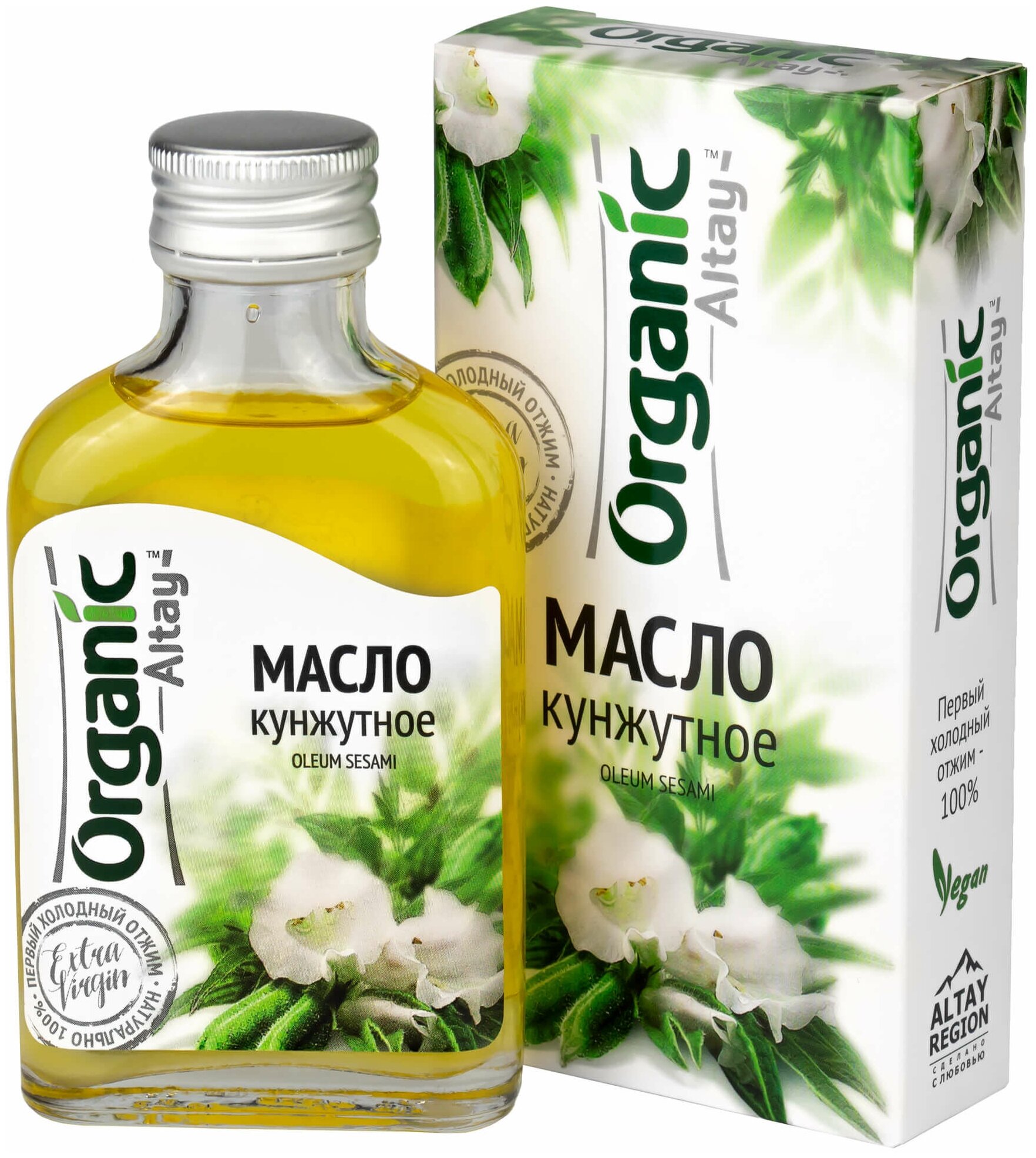 Масло кунжутное Organic Altay 100мл - фото №6