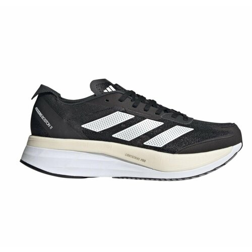 Кроссовки adidas Adizero, размер UK 10; EUR 44 2/3; USA 10,5; 28,5 см (примерно на российский 43*), черный, белый