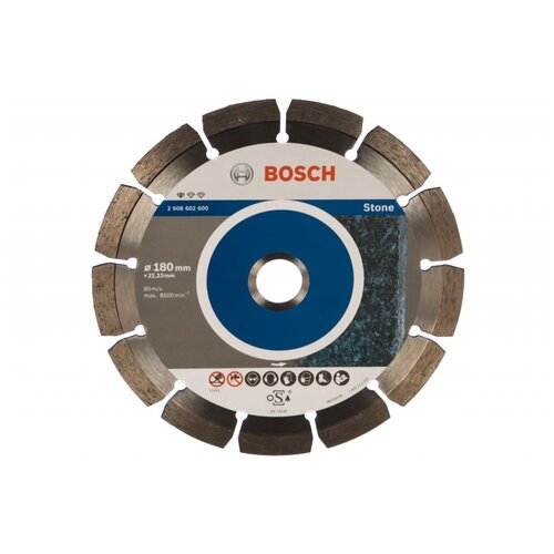 фото Алмазный диск bosch 180х22.2 мм standard for stone (2.608.602.600)