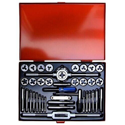 Набор метчиков и плашек 40 предметов сорокин 1340 5999₽