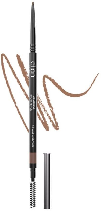 Карандаш для бровей Architect Brow Pencil, Elian Russia (02 Warm Brown)