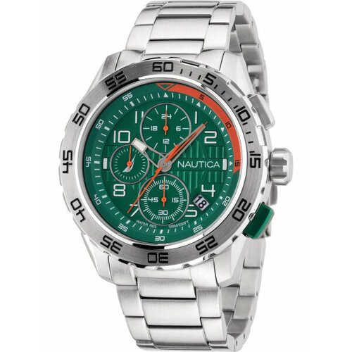 фото Наручные часы nautica, зеленый