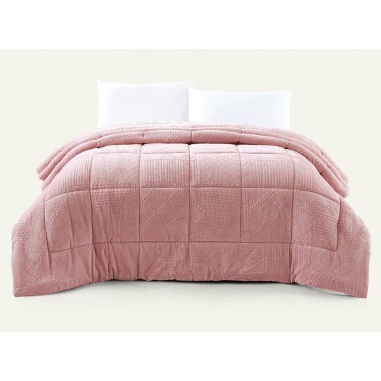 фото Плед - Покрывало ARYA HOME Arya Aramis Жаккард 200X220 Розовый