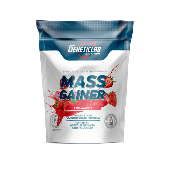 GeneticLab MASS GAINER 1000 гр (Клубника)