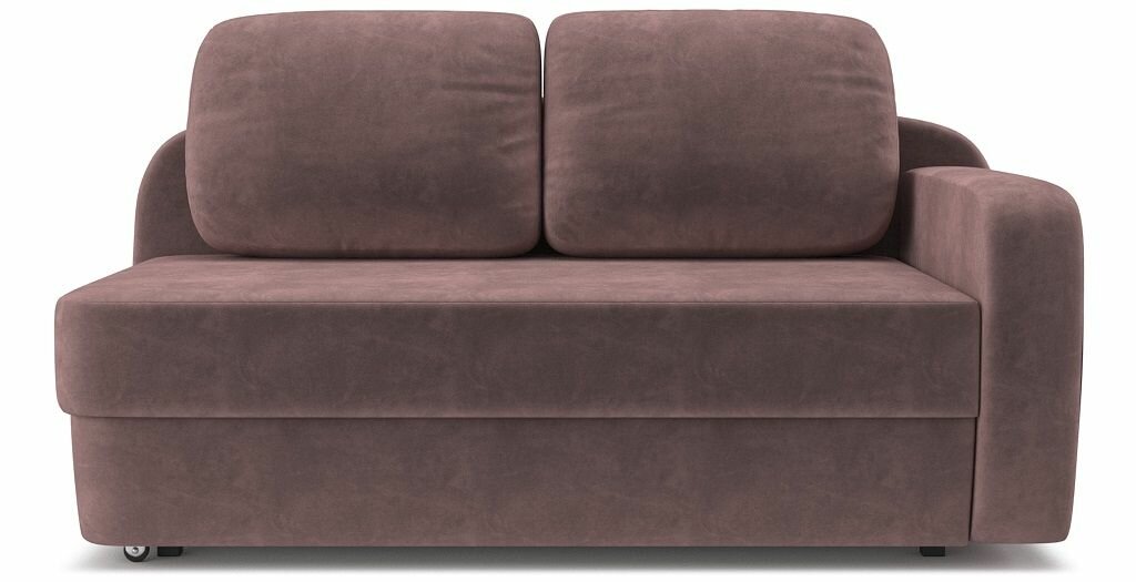 фото Кушетка, раскладная, PUSHE Альта, правый угол, розовый Nebby 633