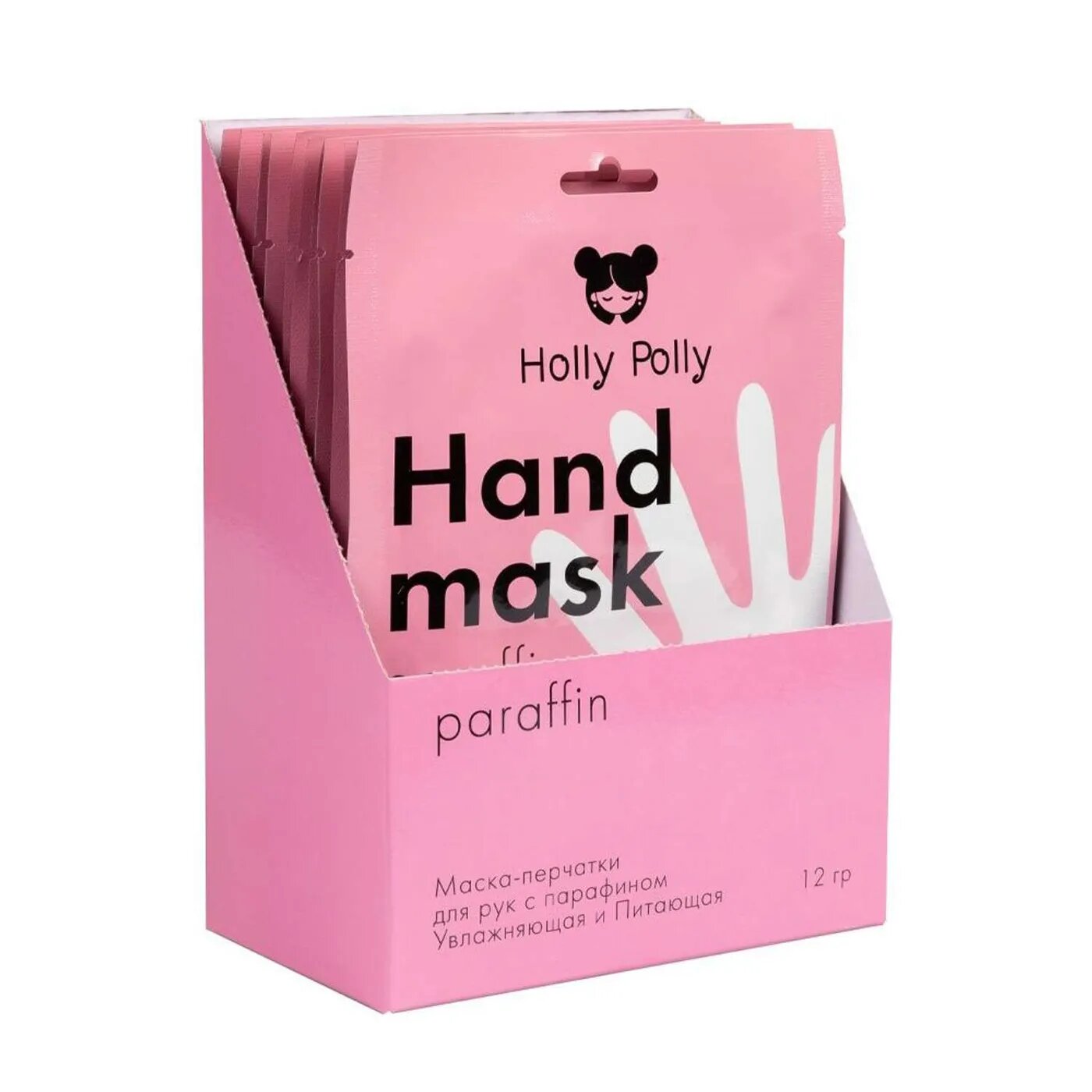 Holly Polly Увлажняющая и питающая маска-перчатки c парафином, 10 х 12 г (Holly Polly, ) - фото №8