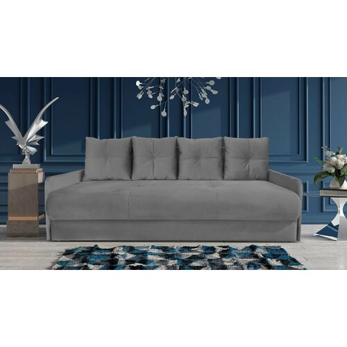 Диван прямой Ah! Divan (АхДиван) Нарни НБП, с механизмом раскладывания еврокнижка