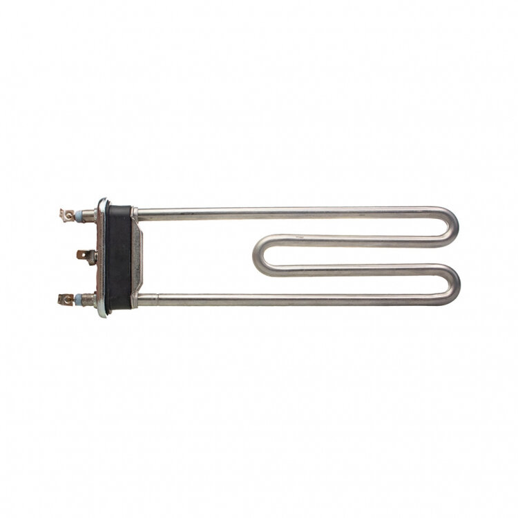 фото ТЭН прямой, отверстие под датчик, с термо-предохранителем, 2000W, L238мм, R15+, M142, K2, 230V /LG, Asko, Gorenje, Bosch, Siemens