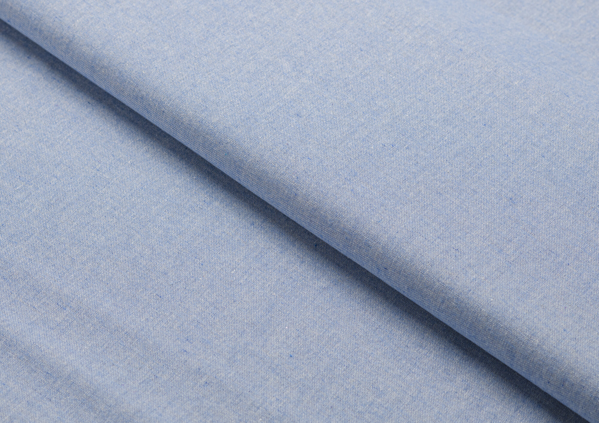 Ткань Лен меланж цв. голубой Ширина - 150 см. Длина 1.5 м. Плотность 120 гр./м. кв.