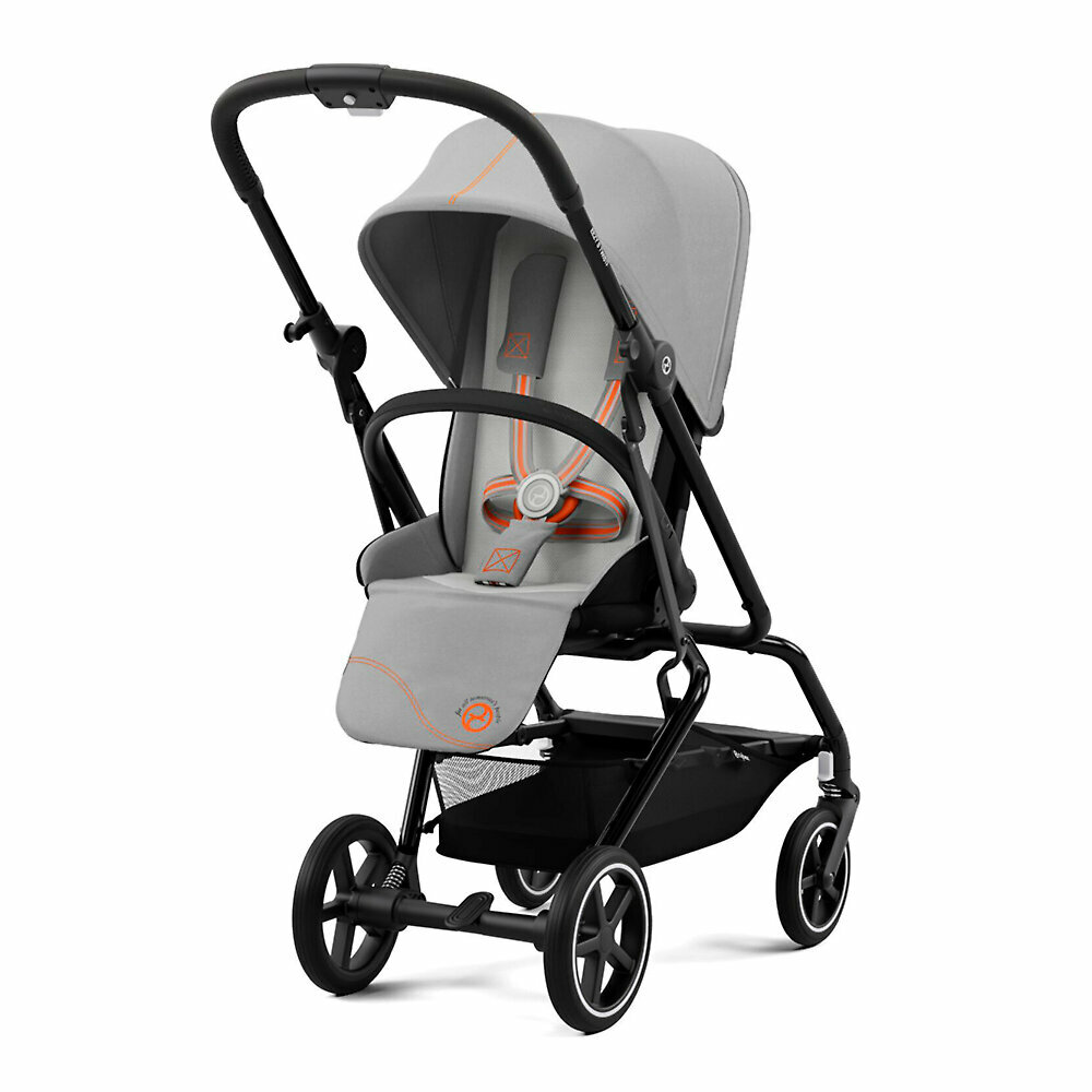 Прогулочная коляска Cybex Eezy S Twist+2, цвет Lava Grey BLK