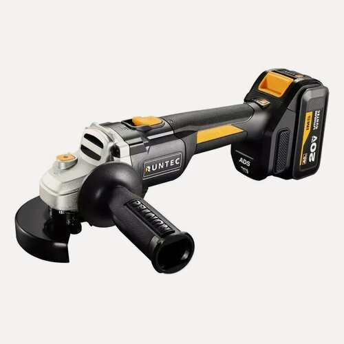 Изображение товара RUNTEC PRO Шлифмашина угловая аккумуляторная 125 мм, 20В, 2*4Ач, 900Вт RT-AG900