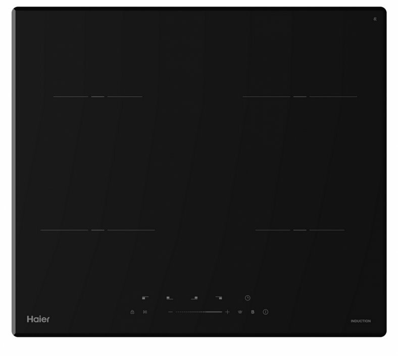 Встраиваемая индукционная варочная панель Haier HHX-Y64TVVB, 9 уровней мощности, Функция Boost