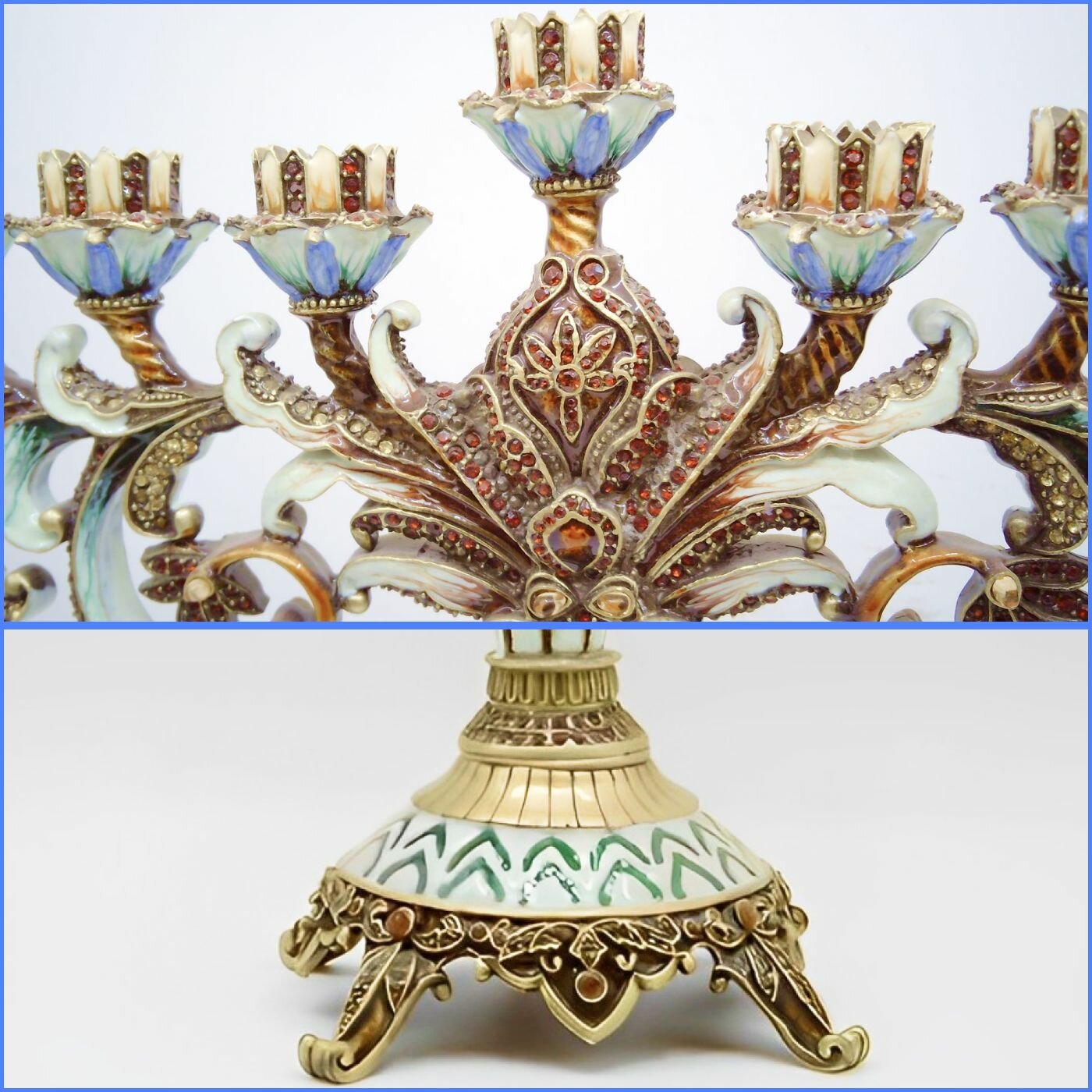 Семисвечник Менора (Минора) Ханукия для 9 свеч — фото 1