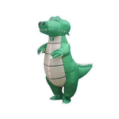 Надувной карнавальный костюм Крокодил костюм надувной крокодил рост 150 190 см