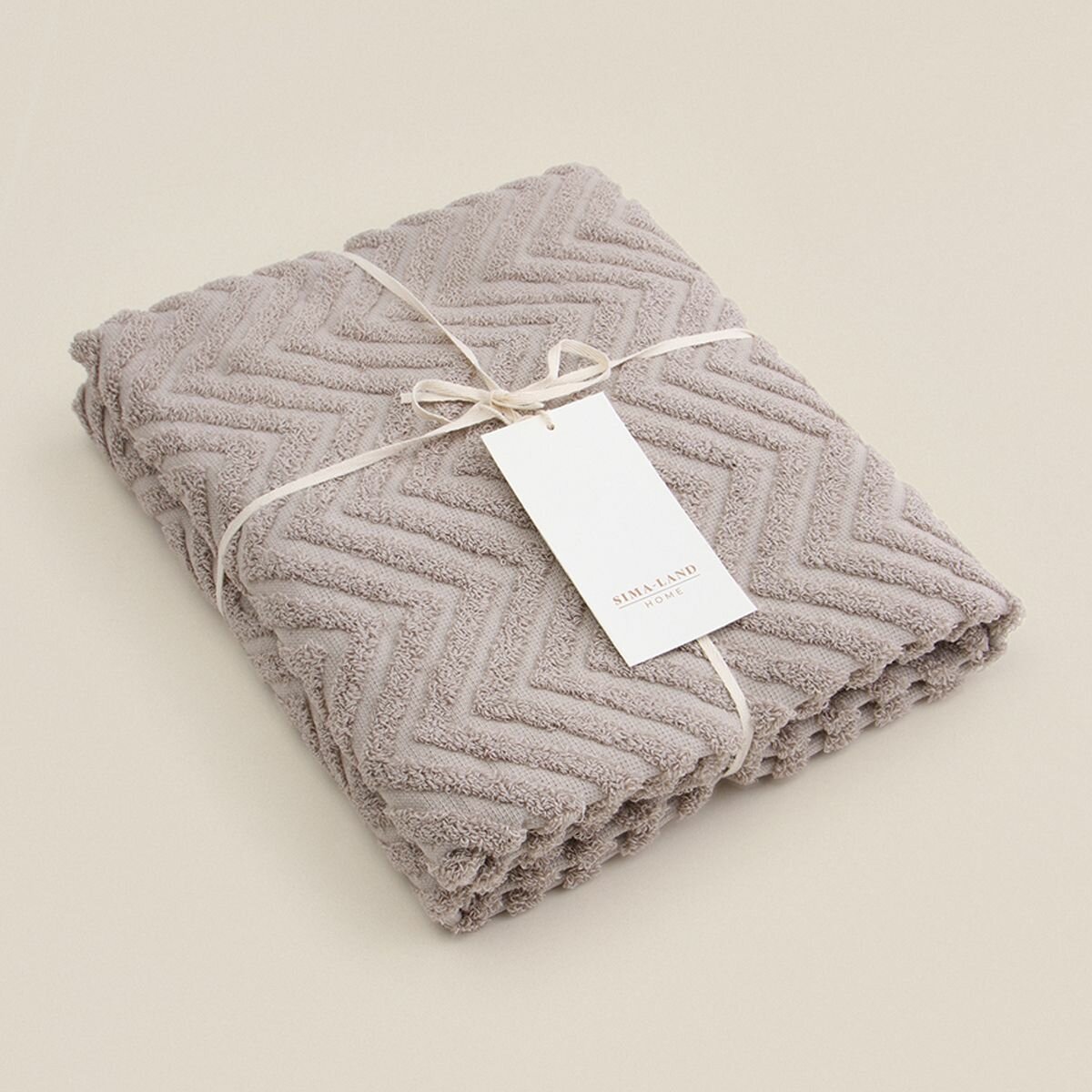 фото Полотенце махровое, полотенце банное, полотенце махровое банное, полотенце для волос SL HOME: Geometry "Коста" 67х140 см, 83% хлопок, 17% лён, 500 г/м2