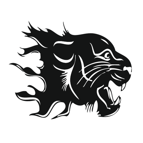 Наклейка на авто 25х20 Оскал