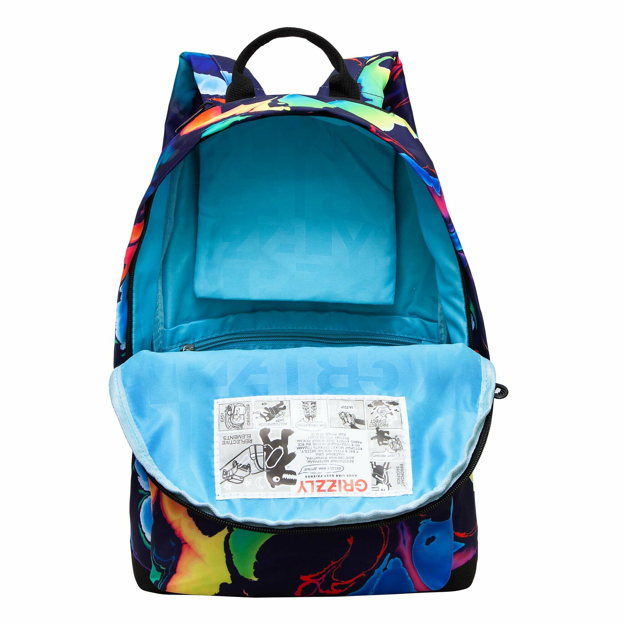 Рюкзак городской GRIZZLY с карманом для ноутбука 13", одним отделением, размер M, женский RXL-323-5/1