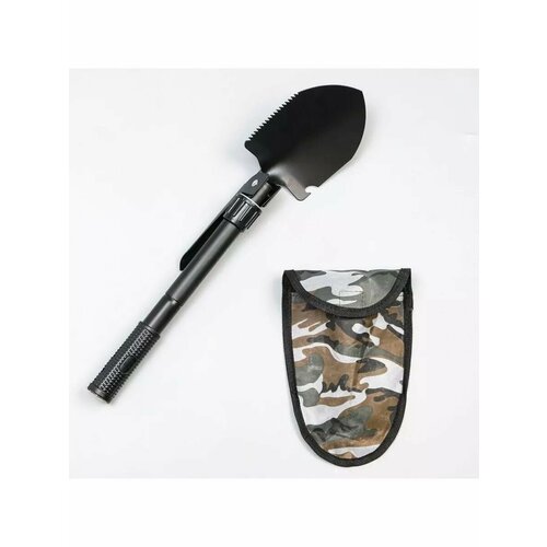 Лопата складная Терминатор в чехле 42 см черная 858₽