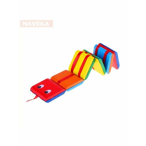 Головоломка Змейка с переворачивающимися цветными квадрат 653₽