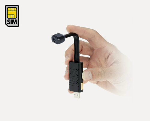 Изображение товара Беспроводная 3G/4G миниатюрная IP камера 2mp с SIM картой ДжейЭмСи GН(06-4G) (E1920EU) с датчиком движения. Запись на SD карту до 128Gb.