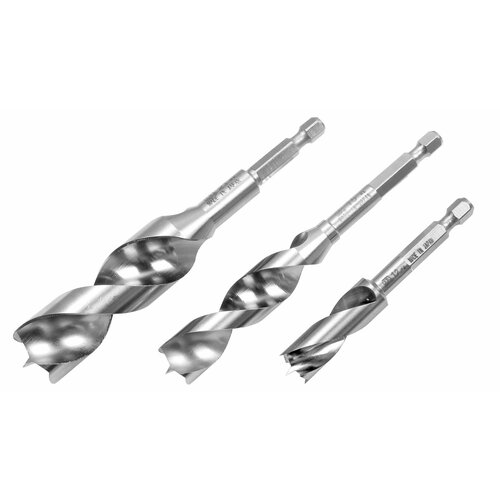 Набор сверл по дереву Star-M №.601 (3шт: 5, 8, 10мм)