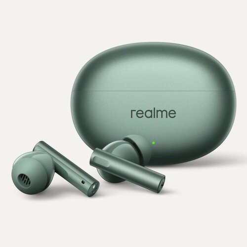 Изображение товара Беспроводные наушники Realme Buds Air 6, Bluetooth 5.3, влагозащита, зеленый
