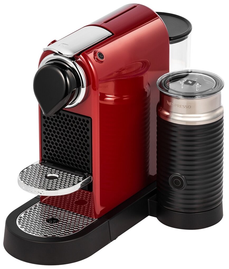 Кофемашина Nespresso Citiz & Milk C123, капсульная, 19 баров, регулировка порции воды
