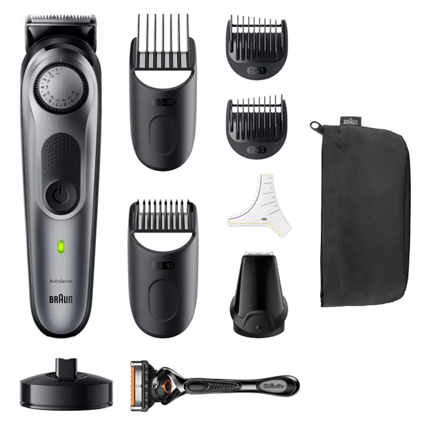 Триммер Braun BeardTrimmer BT7420 (профессиональный триммер для бороды, ProBlade, время работы 100 минут)