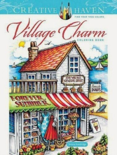Изображение товара Goodridge Teresa "Creative Haven Village Charm Coloring Book"