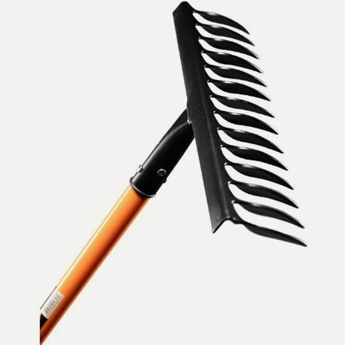 Изображение товара Грабли витые Вихрь 14 зубьев, сталь, с фиберглассовым черенком