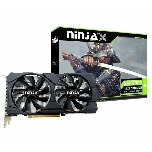 Видеокарта Sinotex Ninja RTX2060SUPER PCIE 2176SP 8G 256BIT GDDR6 DVIHDMIDP 31276₽