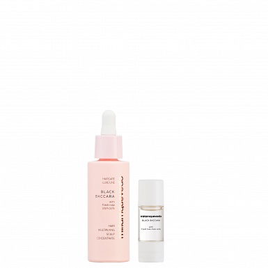 Подготовительный набор для кожи головы с экстрактом розы Black Baccara Hair Multiplying Scalp Concentrate Miriam Quevedo - фото №2