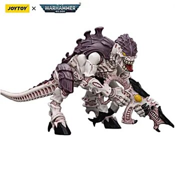 Подвижная фигурка JOYTOY Warhammer 40K 1/18 Тираниды Левиафан флота ульев Термагант с Плотоядцем Подарочная модель