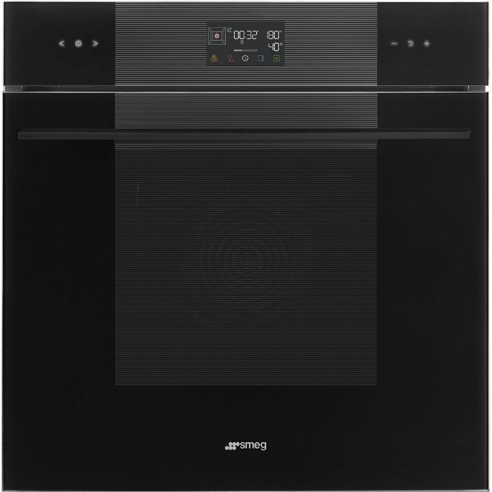 Встраиваемый духовой шкаф с автоматической очисткой и пароувлажнением Smeg SOP6102S2PB3