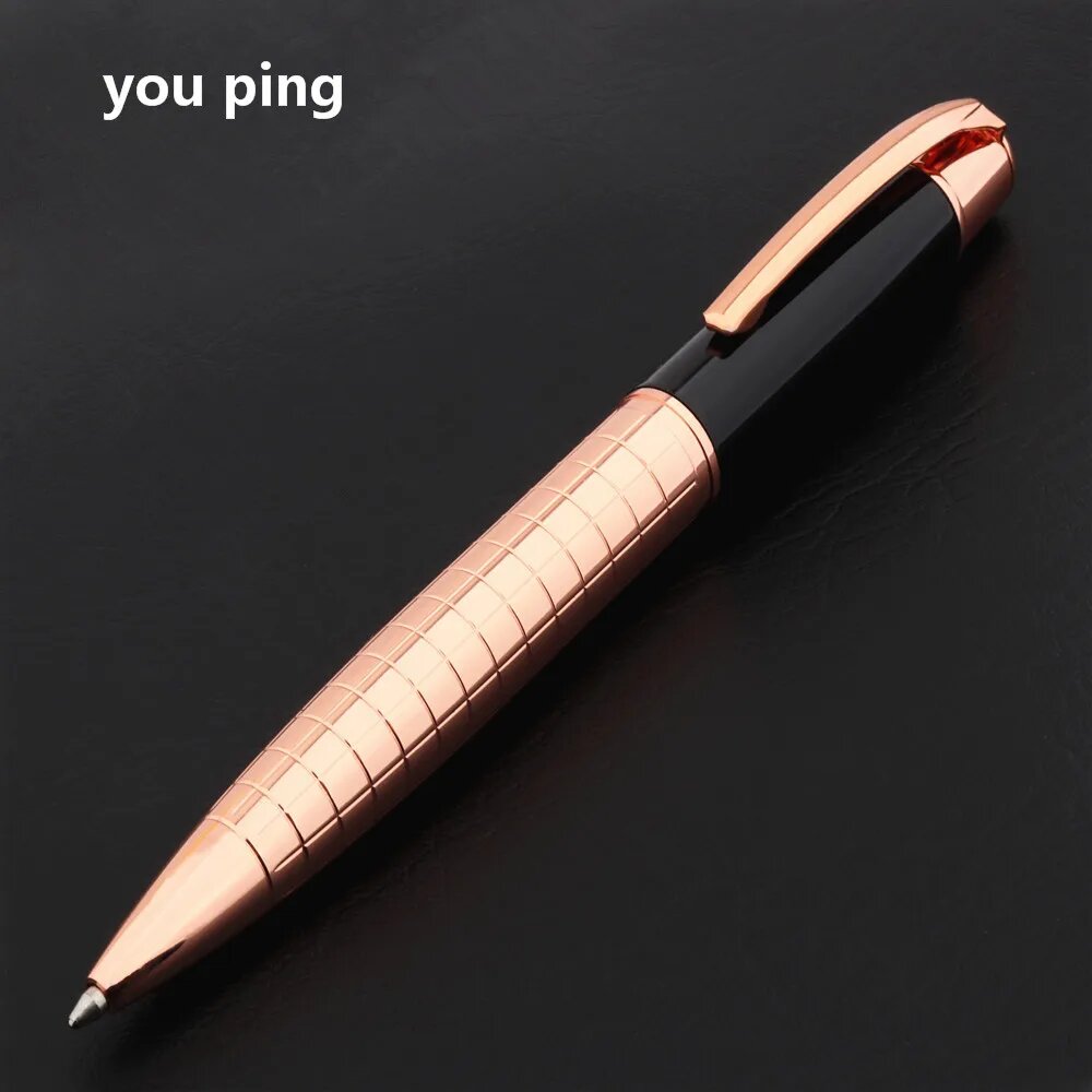 Ручка шариковая You Ping Rose gold, 854