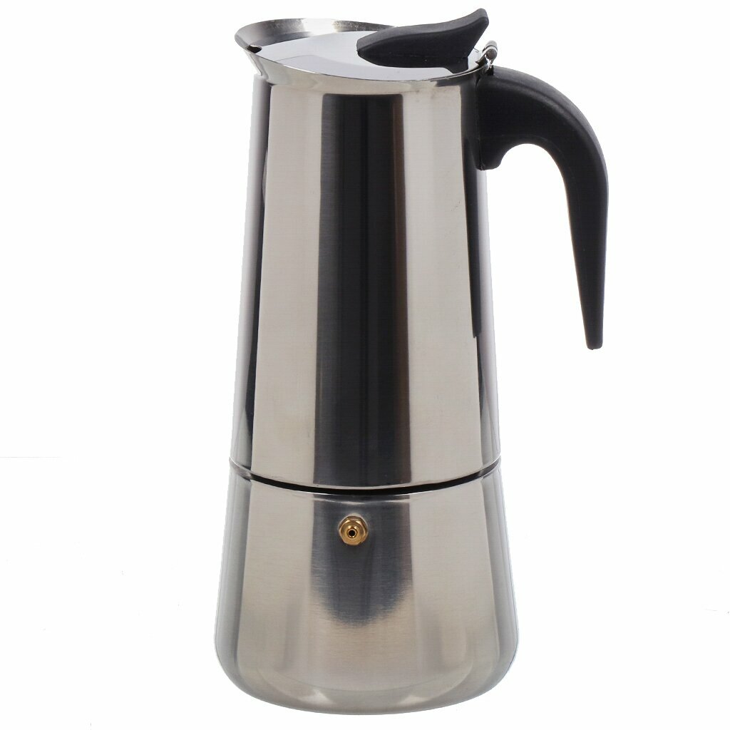 Кофеварка гейзерная нерж сталь 0.6 л Mallony Italia пластик ручка 104760