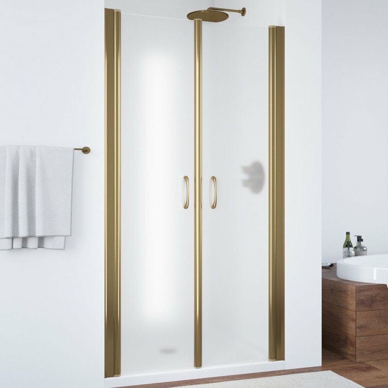 Душевая дверь в нишу Vegas Glass E2P 0090 05 10 стекло сатин, 90 - фото №1