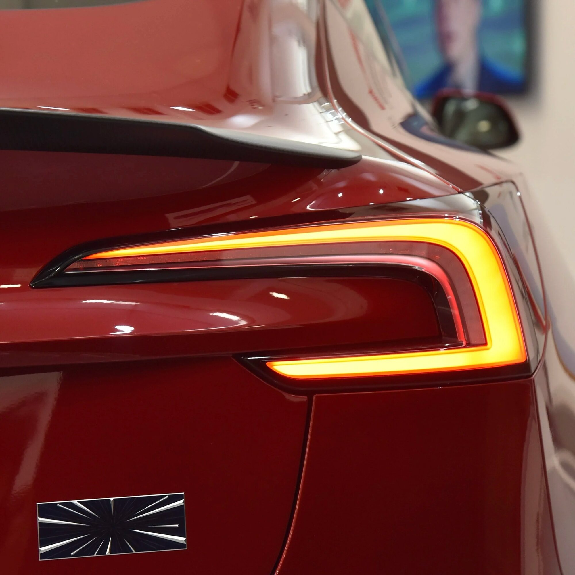 Подходит для Tesla Model 3 Задний фонарь 2023-2025 Model3 Tesla Светодиодный стоп-сигнал Tesla Задний фонарь Тормозной фонарь Европейская версия Plug And Play Right