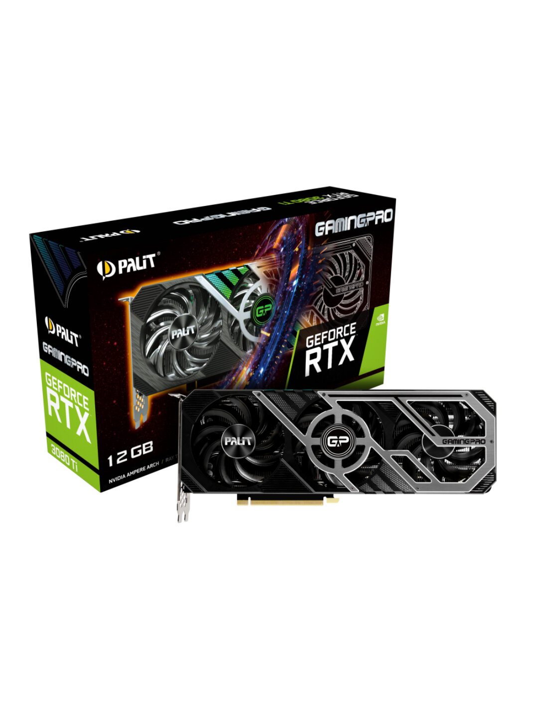 Видеокарта Palit - 12GB GeForce RTX3080Ti GAMINGPRO GDDR6X 384bit 3-DP HDMI