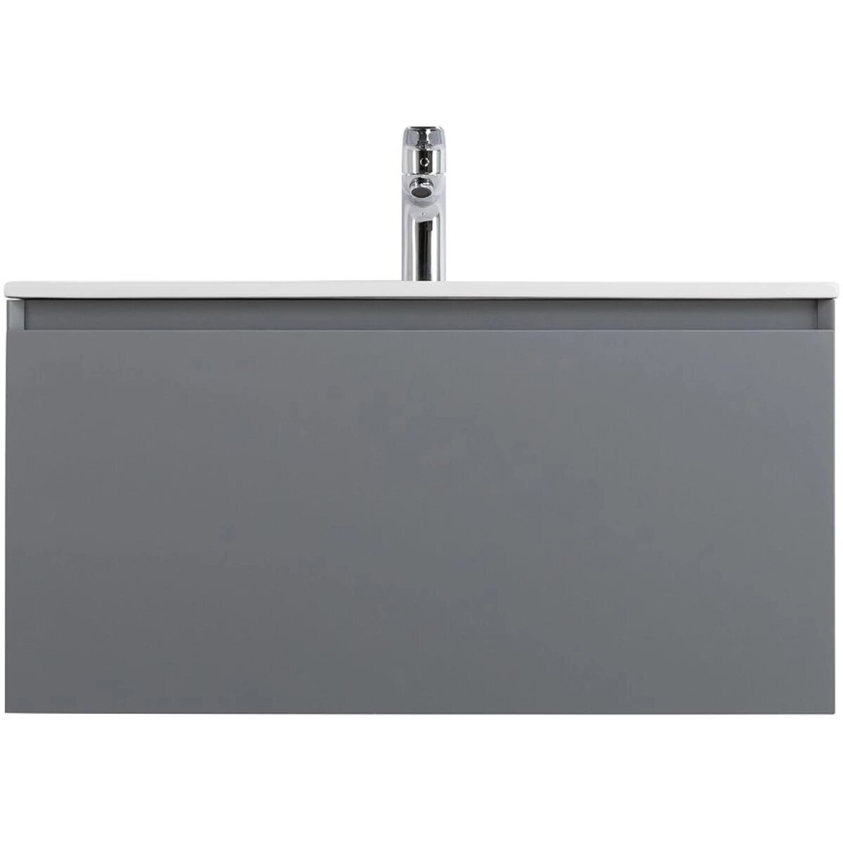 Тумба без раковины Art&Max Latina AM-Latina-800-1C-SO-GM серый матовый