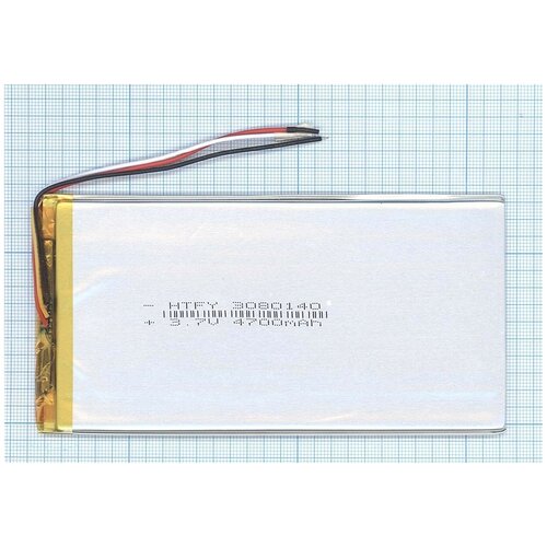 Аккумулятор Li-Pol (батарея) 3x80x140mm 3pin 3.7V/4700mAh