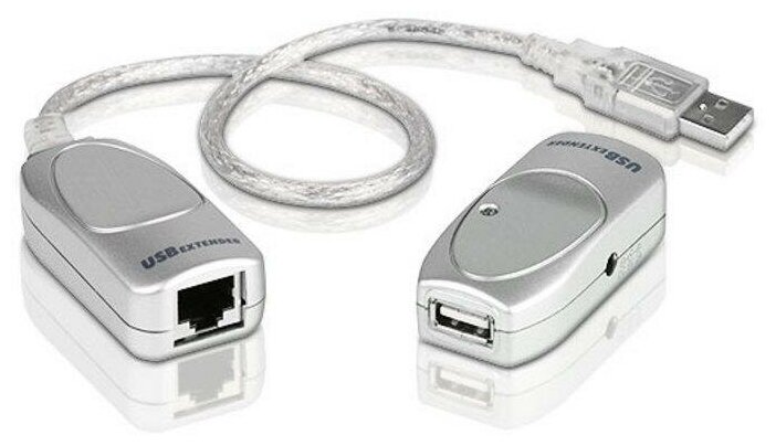 USB удлинитель ATEN UCE60 / UCE60-AT USB-удлинитель по кабелю Cat 5 (60м) ATEN UCE60-AT