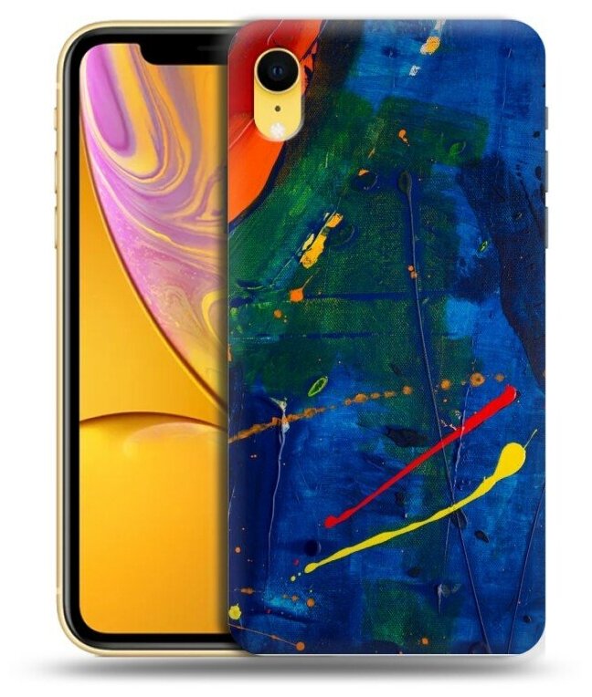 Дизайнерский силиконовый чехол для Айфон XR / Iphone Xr Живопись