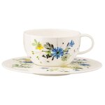 Чашка чайная с блюдцем Rosenthal Альпийские цветы 250мл, фарфор - изображение