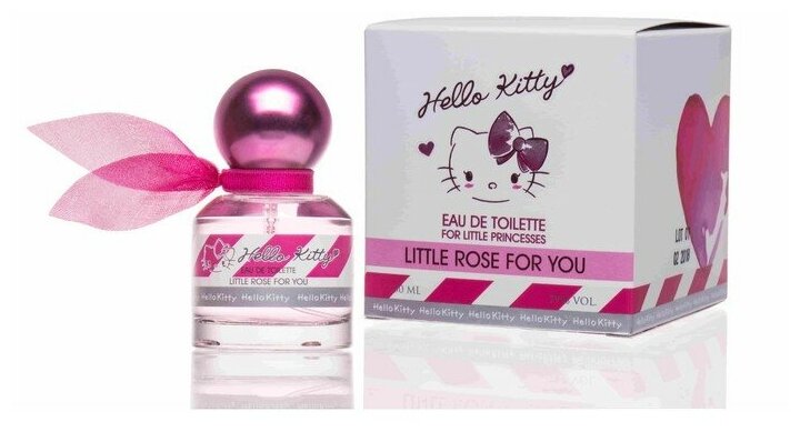 Туалетная вода Hello Kitty Little Rose For You, 30 мл.