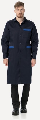 Изображение товара Халат рабочий "ИТР" мужской (синий) (размер 48-50, рост 182-188)