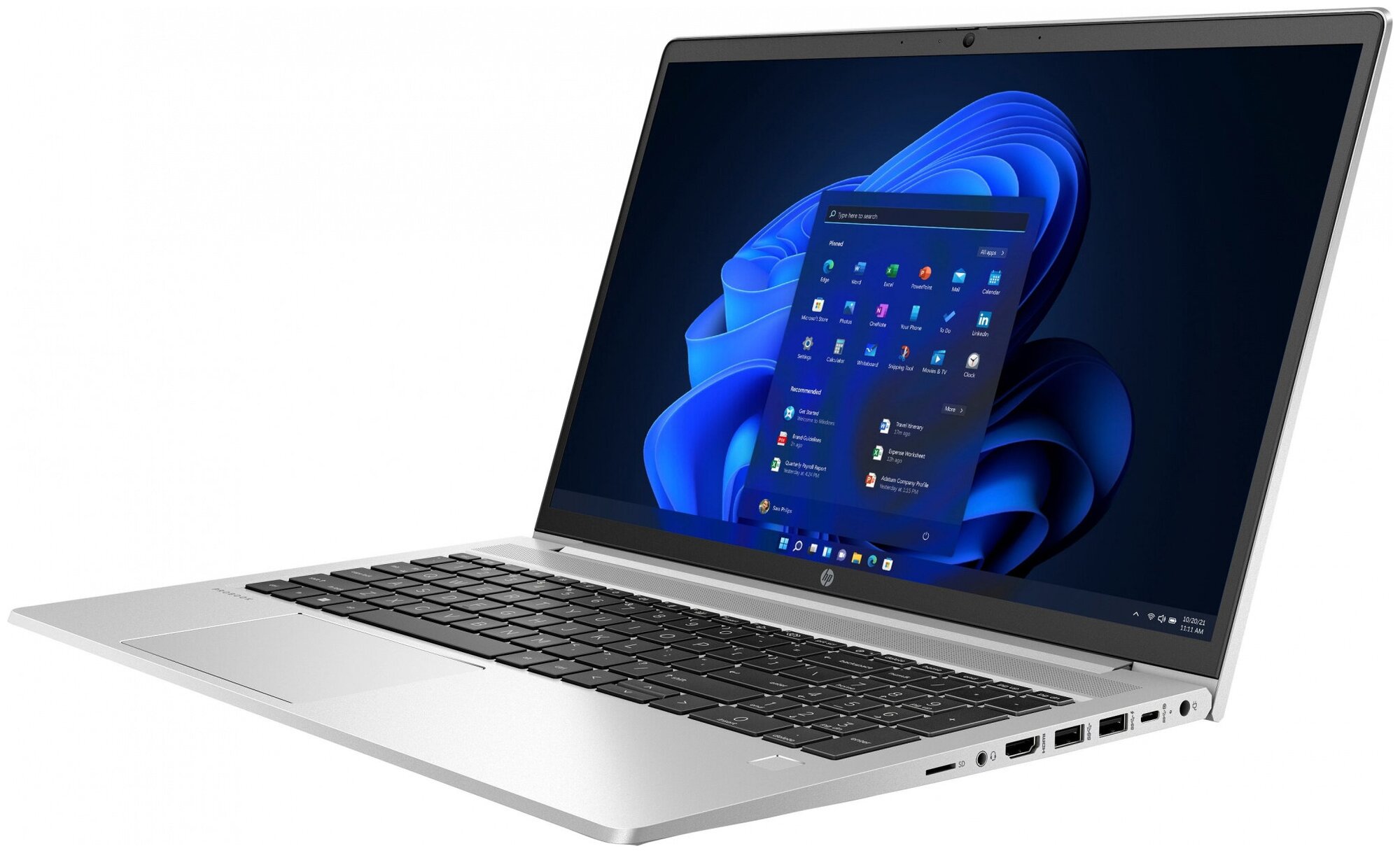 Ноутбук HP ProBook 455 G8 Ryzen 5 5600U16GbSSD512Gb156IPSFHDW10Pro64silve