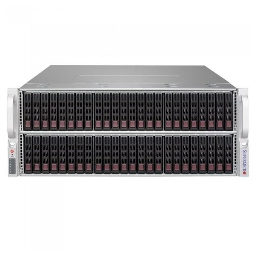 SuperMicro CSE-417BE1C-R1K23JBOD Extremely high-density 4U storage server chassis (saves 2U space), Maximum drives per 4u chassis industrial control 1 2 thick industrial chassis server chassis dvr equipment chassis