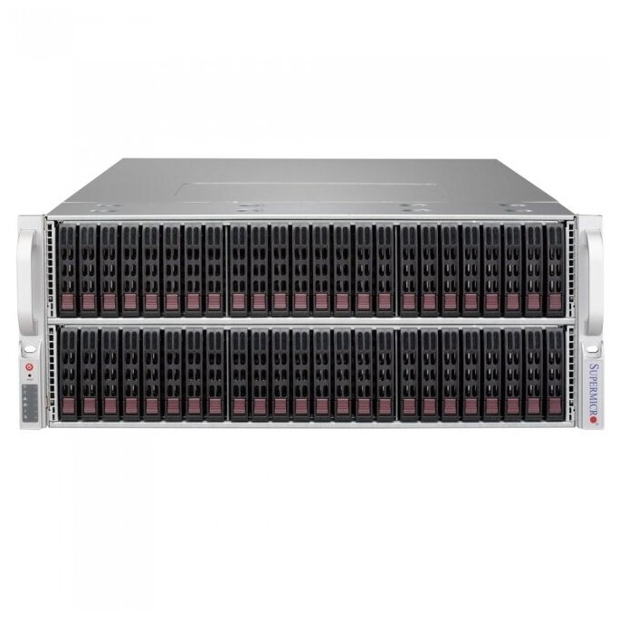 SuperMicro CSE-417BE1C-R1K23JBOD Extremely high-density 4U storage server chassis (saves 2U space), Maximum drives per